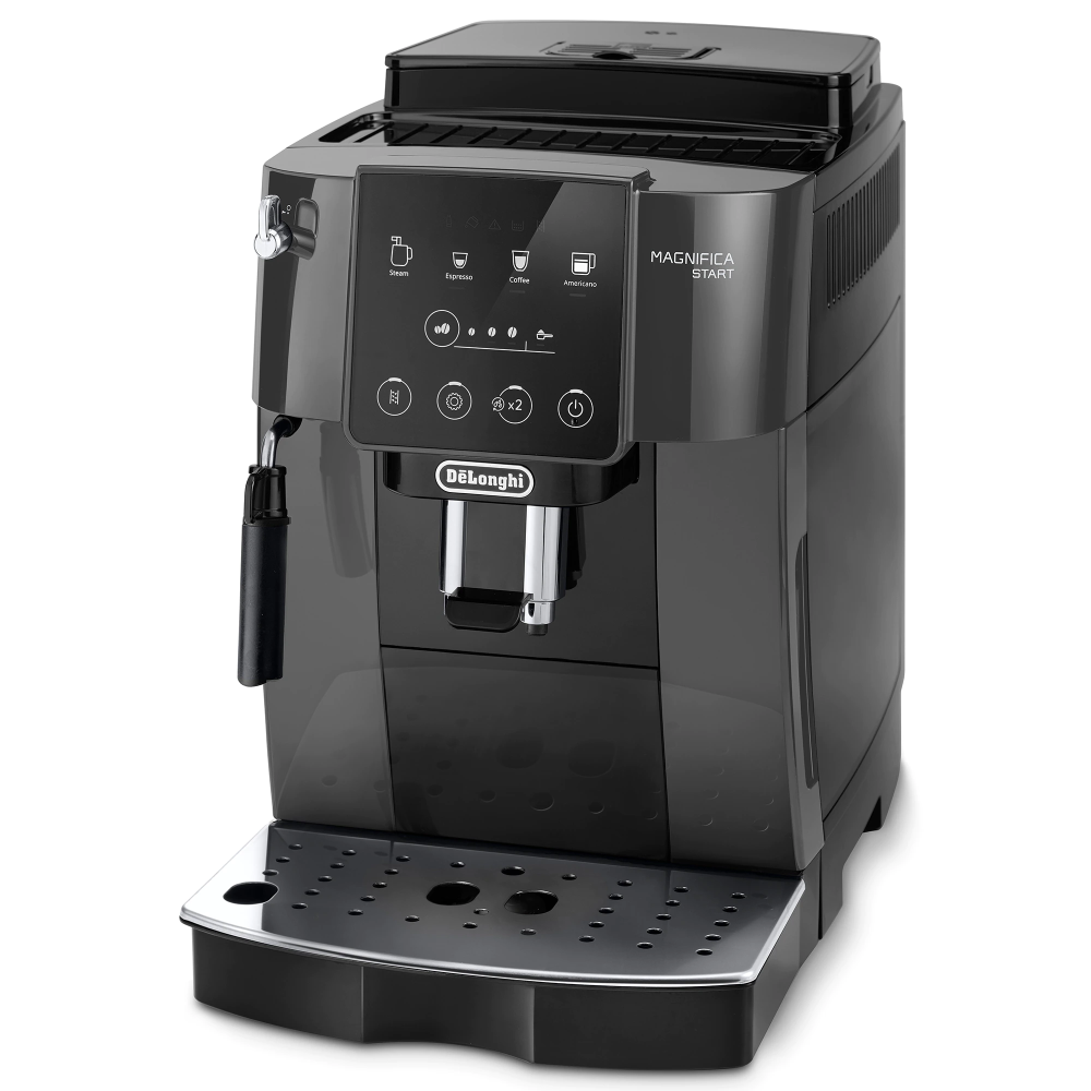 Espressor automat De’Longhi Magnifica Start ECAM 220.22.GB, 1450 W, 5 tipuri de bauturi, 15 bari, Sistem de spumare manual, Negru/gri [2]