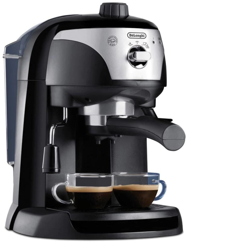Espressor manual De'Longhi EC221.B, 15 bari, 1 l, Dispozitiv spumare, Sistem cappuccino, Oprire automata, Negru gri [2]