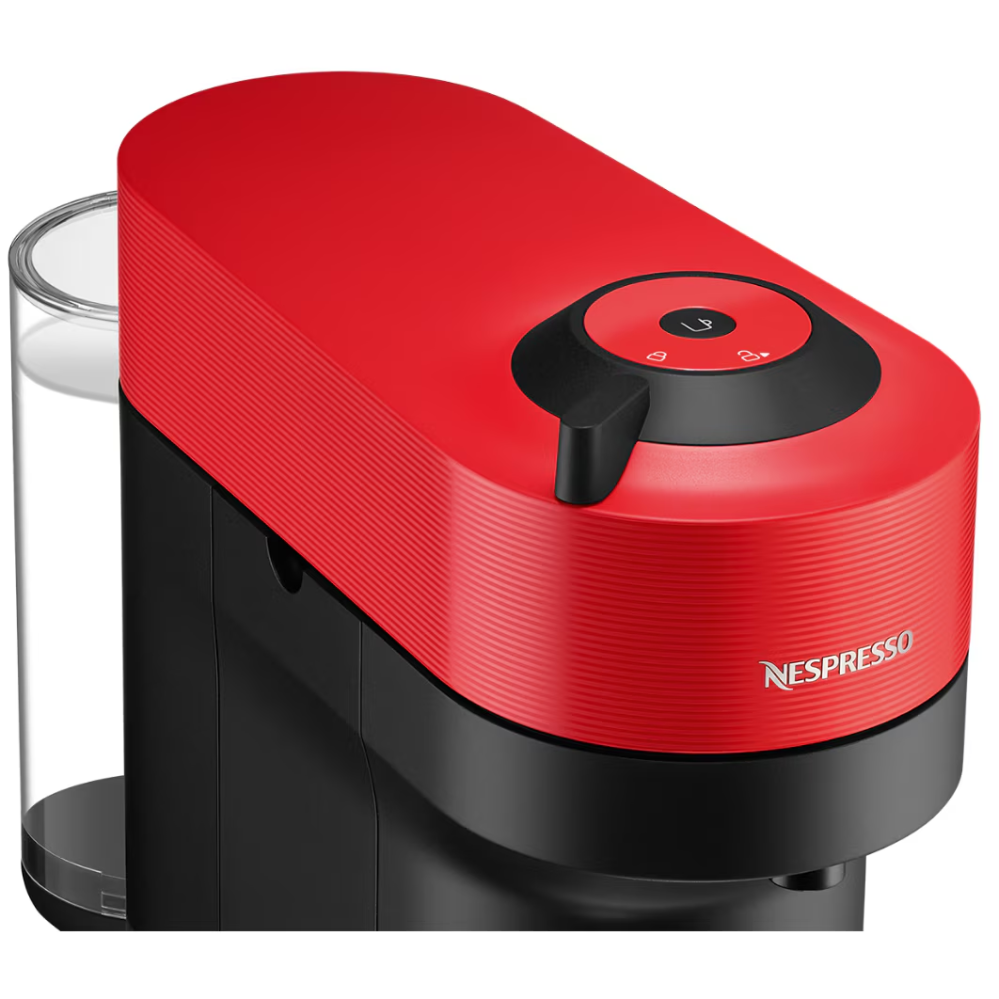 Espressor Nespresso by Krups Vertuo Pop XN920510, 1500W, 19 Bar, Centrifusion™, Conectare la telefon, 0.6L, Rosu, set capsule degustare inclus [2]