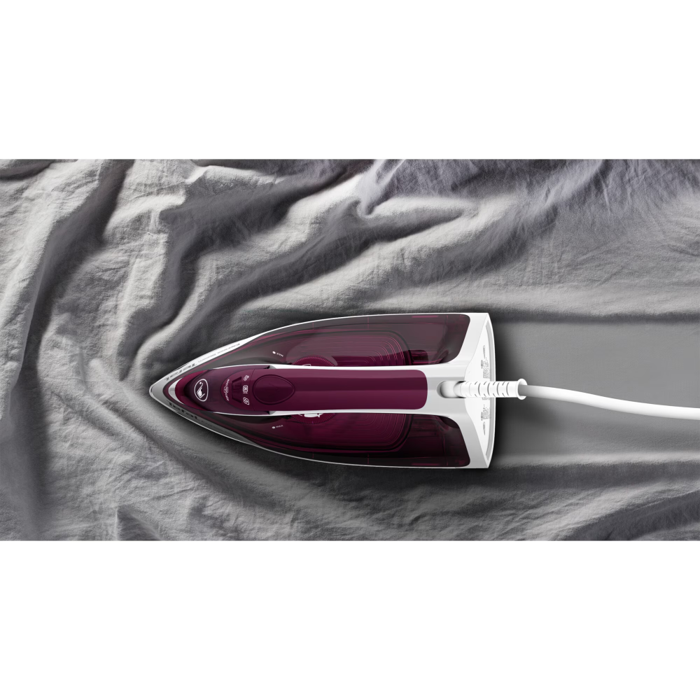 Fier de calcat Tefal Express Steam FV2835E0, 2400W, Jet de abur 160 g/min, abur variabil 0-35 g/min, 270 ml, violet [3]