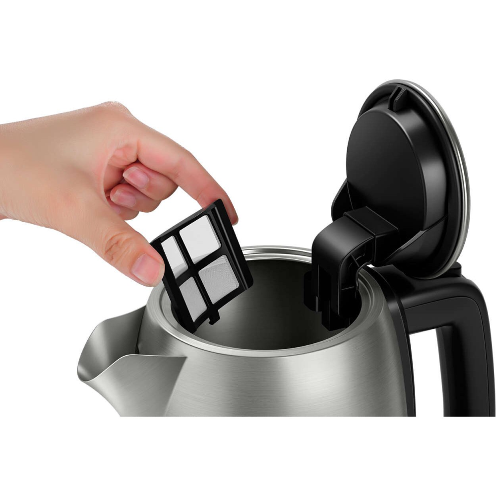 Fierbator Philips HD9359/90, 2200 W, 1.7 L, baza 360°, 4 butoane presetate pentru selectarea bauturilor si a ingredientelor, Filtru cu microsita, control temperatura, Negru [6]