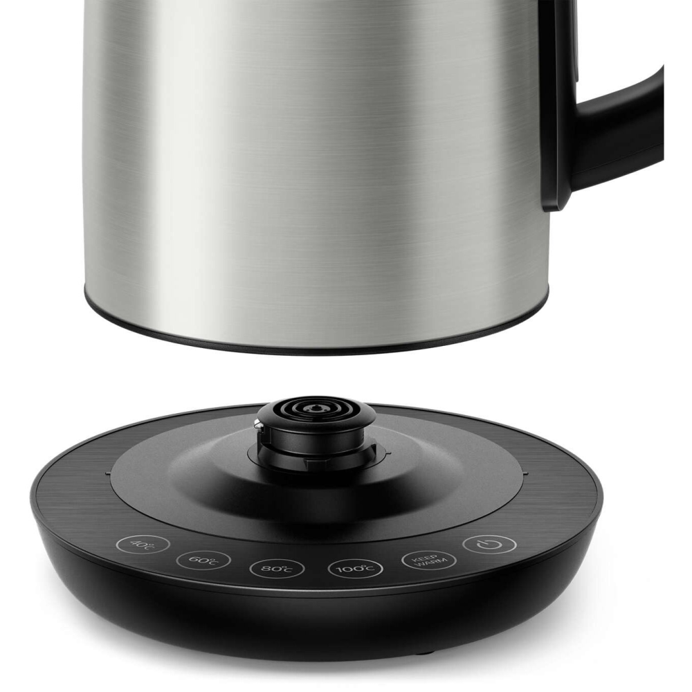 Fierbator Philips HD9359/90, 2200 W, 1.7 L, baza 360°, 4 butoane presetate pentru selectarea bauturilor si a ingredientelor, Filtru cu microsita, control temperatura, Negru [4]