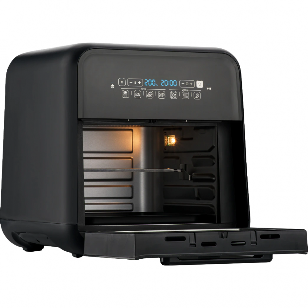 Friteuza cu aer cald Breville Airfryer VDF127X-DIM, 2000W, capacitate 10.6 l, 7 programe, display digital, rotisor, negru [4]