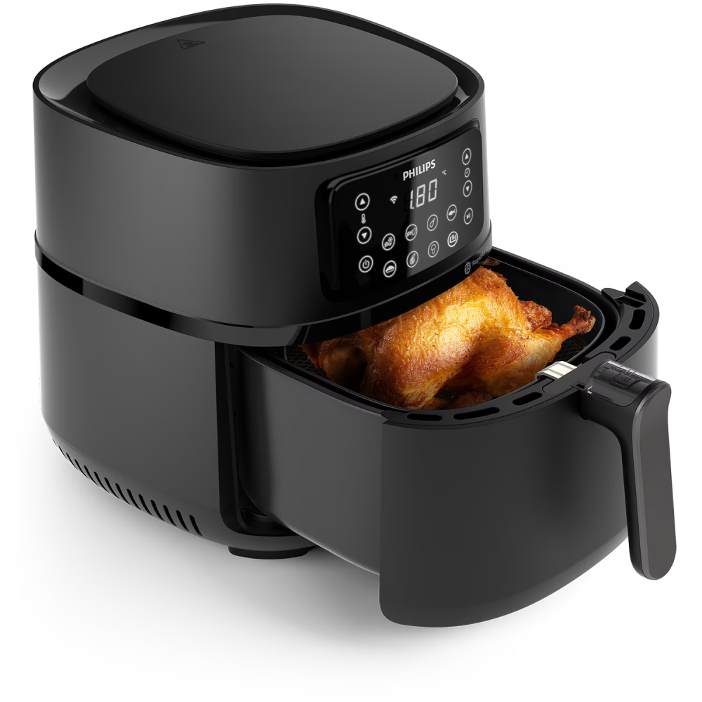 Friteuza cu aer cald Philips HD9285/93 seria 5000 XXL conectat, 16 in 1 functii de gatit, 7.2 l (1.4 kg), Tehnologie Rapid Air, Conectat la aplicatia HomeID, Controlul timpului: Pana la 60 de minute [3]