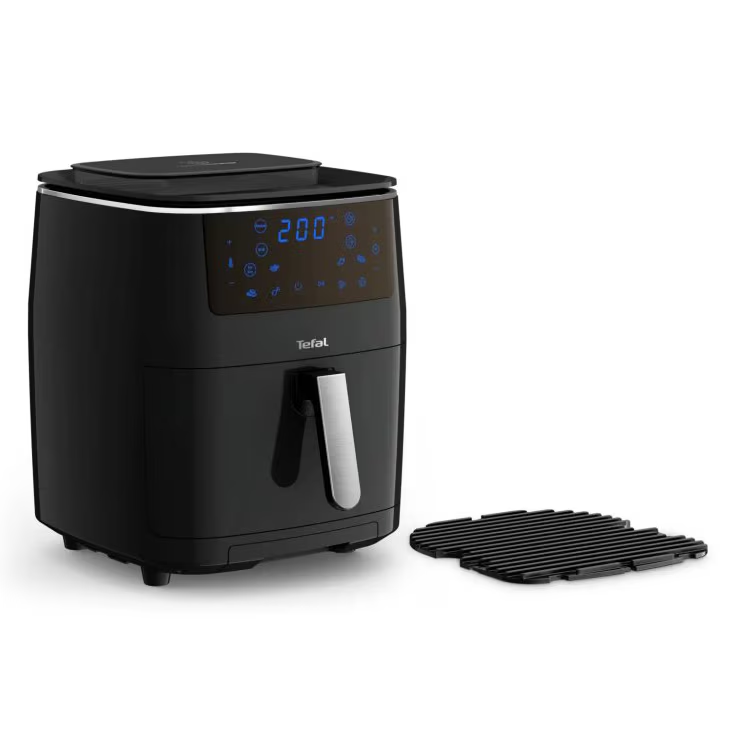Friteuza cu aer cald Tefal EasyFry Grill & Steam FW201815, 1700 W, 7 programe automate, capacitate 6.5L, tehnologie ExtraCrisp, functie gatit la abur, negru [3]