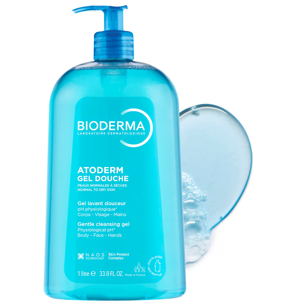 Gel de dus Bioderma Atoderm pentru piele normala/sensibila, 1000 ml [2]