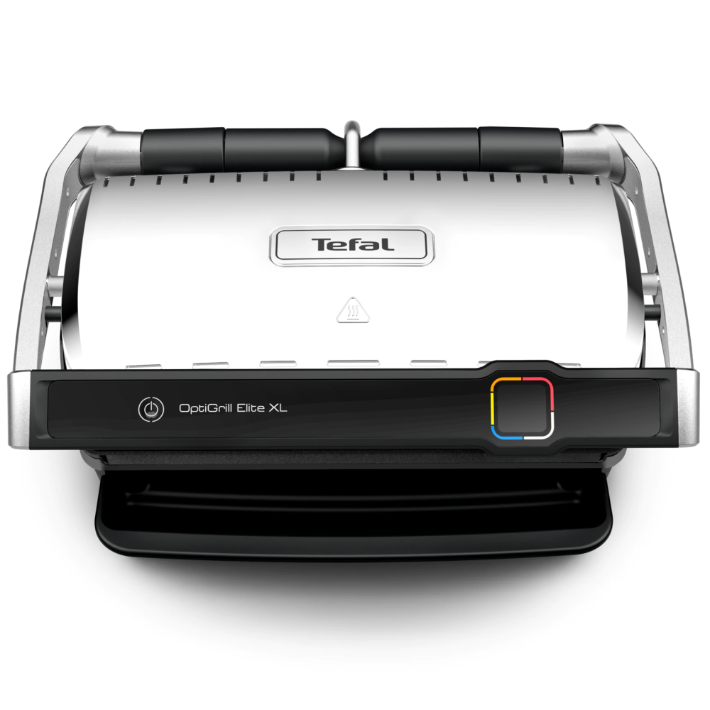 Gratar electric Tefal OptiGrill Elite XL GC760D30, 2200W, 16 programe de gatit, senzor de gatire, indicator pentru nivelul de gatire, placi 40x20cm detasabile, termostat reglabil, negru/inox [3]