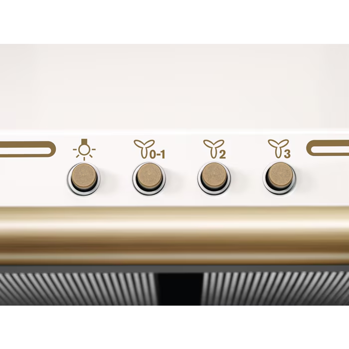 Hota incorporabila decorativa Electrolux EFC226V, Putere de absorbtie 420 mc/h, Iluminare LED, Clasa D, 60 cm, Alb rustic [5]
