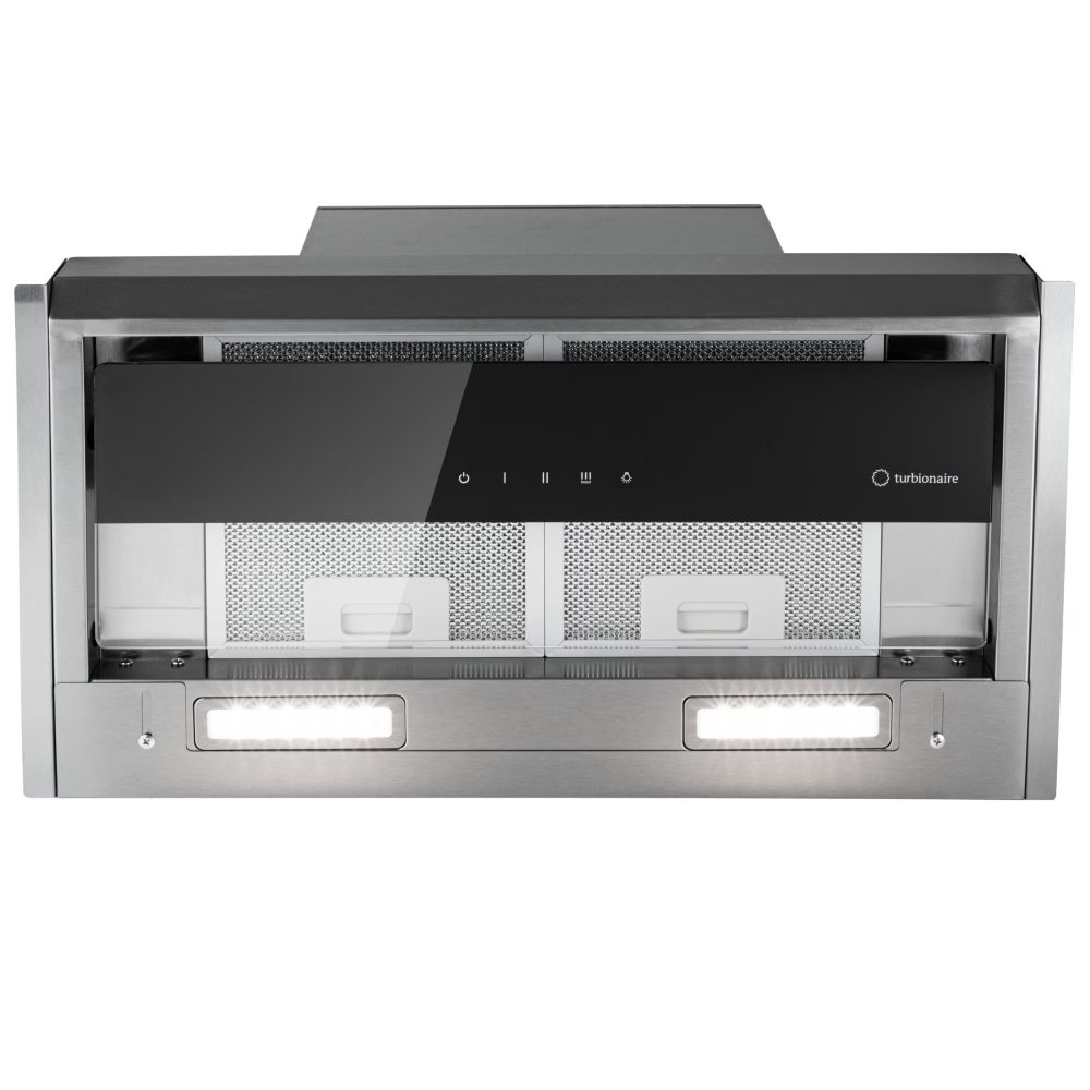 Hota incorporabila Turbionaire TEN60BS, Putere de absorbtie 720 mc/h, Motor Brushless, Control tactil pe Panoul mobil, Dubla aspiratie, Sticla tratata termic, Instalare flexibila, Iluminat LED,Clasa A [4]