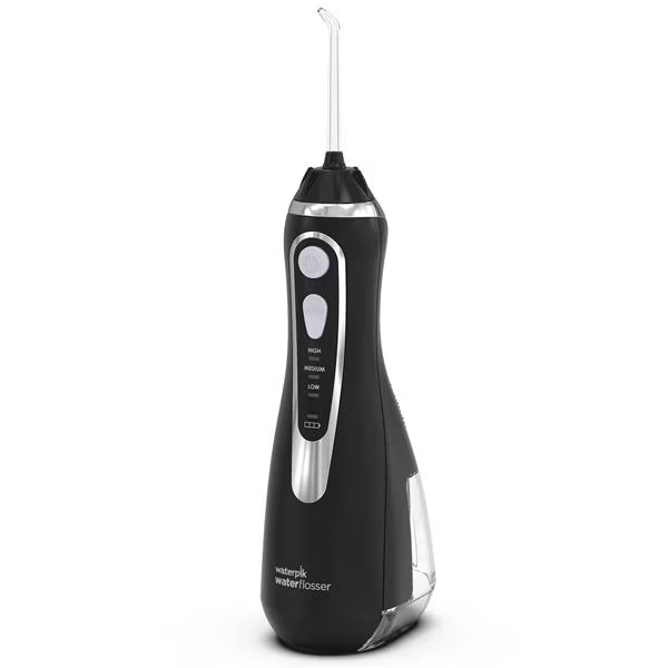 Irigator bucal Waterpik Profesional WP-582, portabil, 3 trepte presiune, incarcare USB magnetica, negru [1]