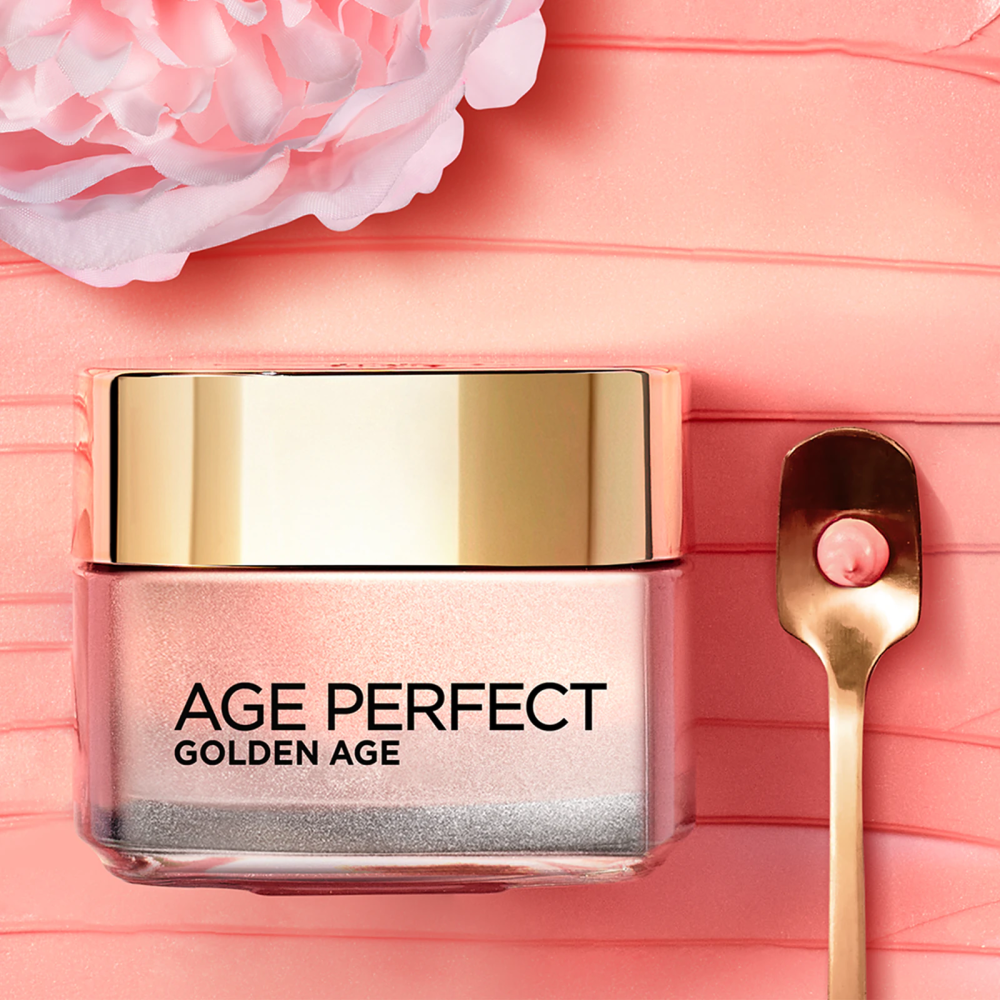 L'Oreal Paris Age Perfect Golden Age Cremă de Față de Zi 24h pentru Hidratare, Anti-Îmbătrânire și Strălucire 50ml [3]