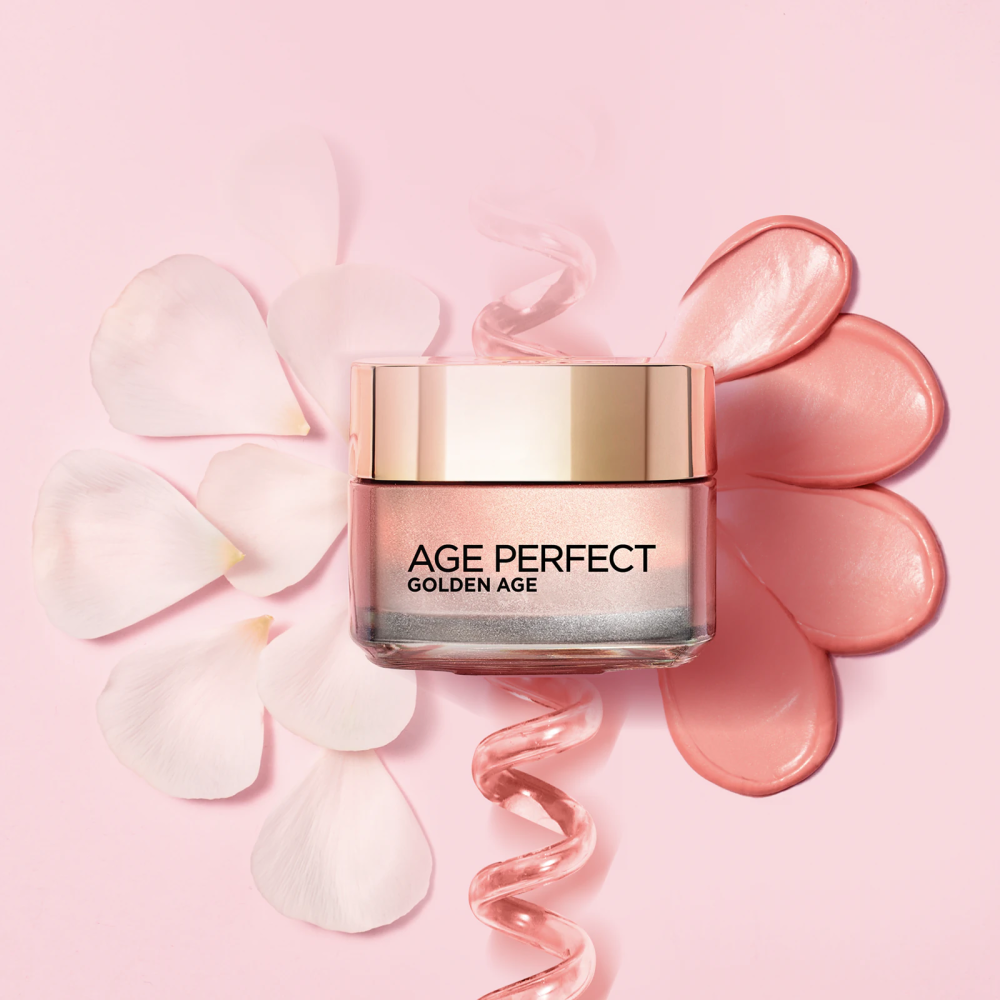 L'Oreal Paris Age Perfect Golden Age Cremă de Față de Zi 24h pentru Hidratare, Anti-Îmbătrânire și Strălucire 50ml [2]