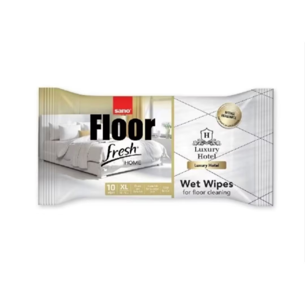 Lavete umede pentru pardoseli Sano Floor Fresh Luxury Hotel, 10 buc, 70x40cm [1]