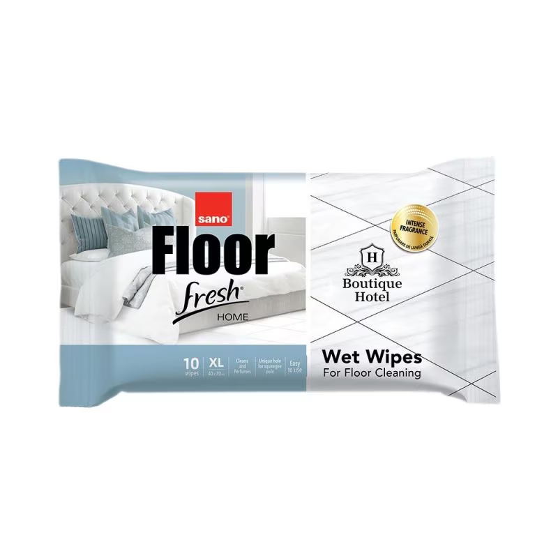 Lavete umede XL pentru pardoseli, Sano Floor Fresh Home Boutique Hotel/ 10 servetele [1]