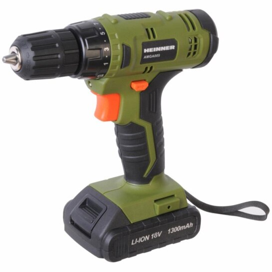 Masina de gaurit si insurubat (bormasina) pe acumulator Heinner AMGA009, 18 V, 650 RPM, 28 Nm, 10 mm mandrina rapida [3]