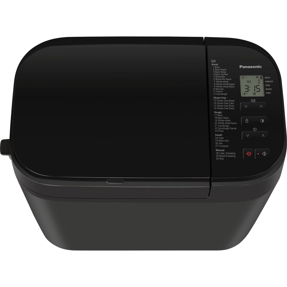 Masina de paine Panasonic SD-R2530KXE, Display LCD, 30 programe (4 programe fara gluten), Negru [3]