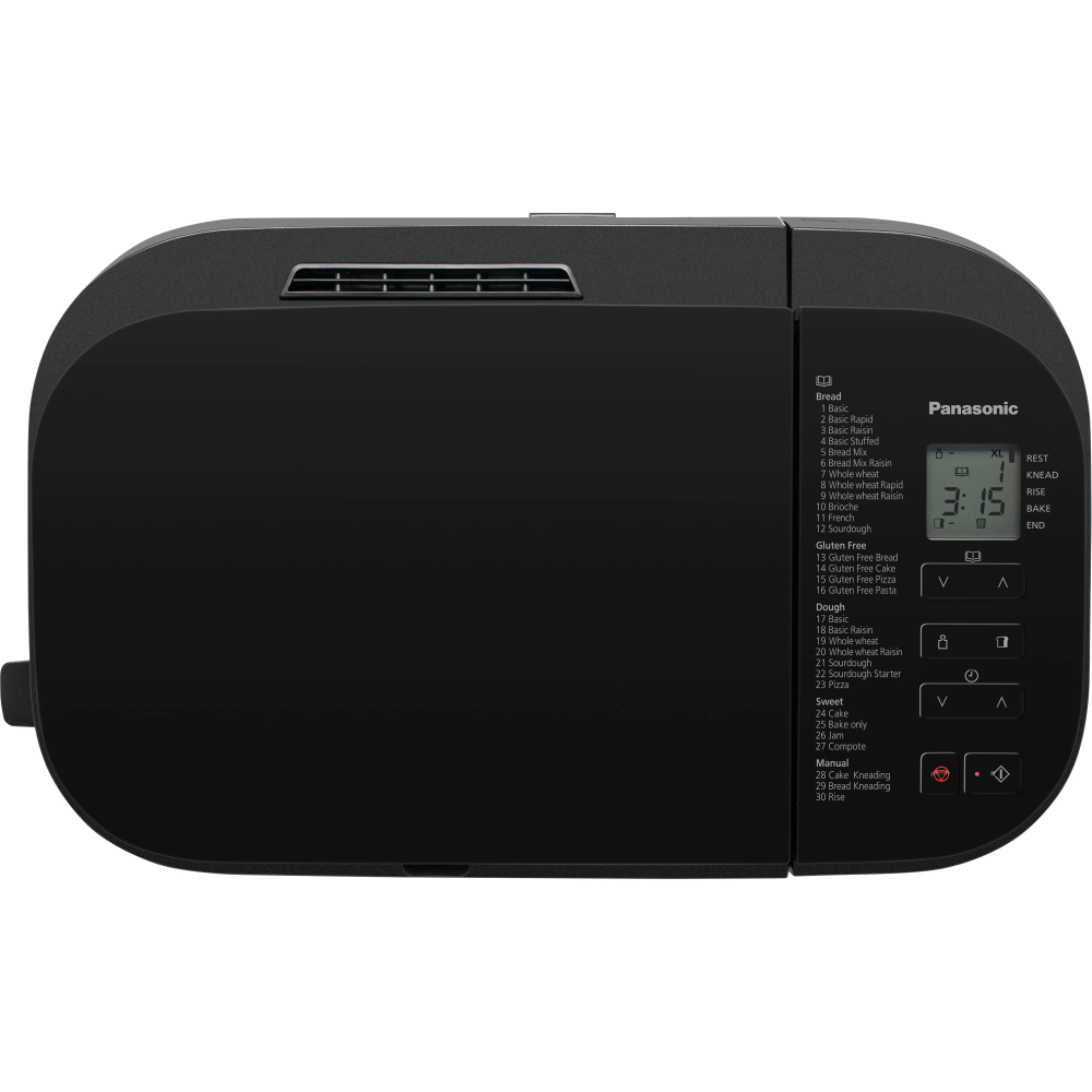 Masina de paine Panasonic SD-R2530KXE, Display LCD, 30 programe (4 programe fara gluten), Negru [4]