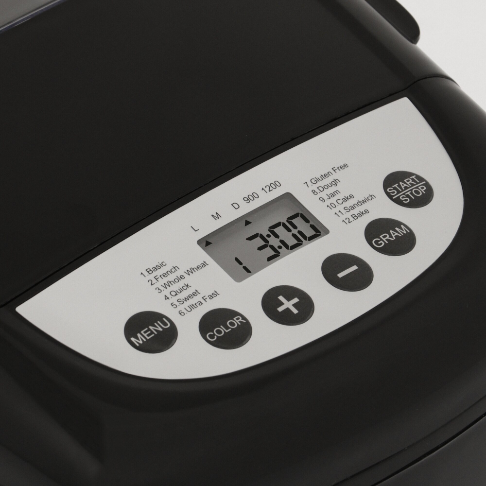Masina de paine Star-Light MPD-800BL, 800 W, 12 programe, capacitate 1200g, negru [2]