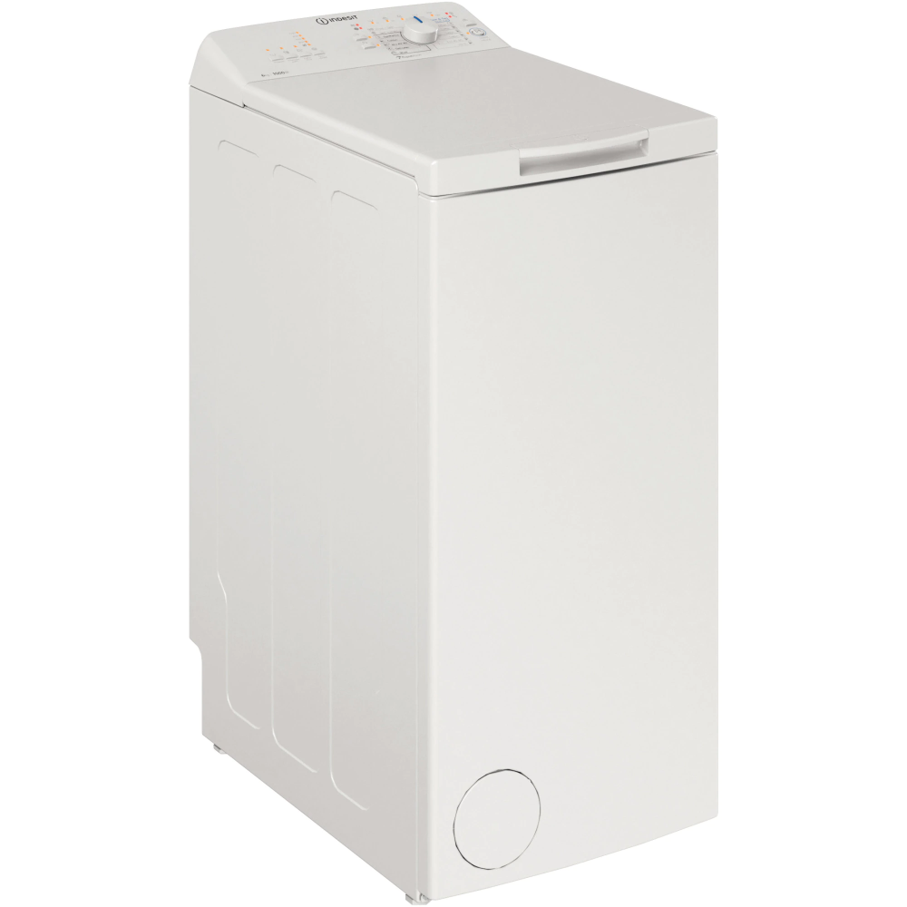 Masina de spalat rufe cu incarcare verticala Indesit BTWL60400EE/N, 6 kg, 1000 RPM, Clasa C, Display LED, Turn&Go, Alb [2]