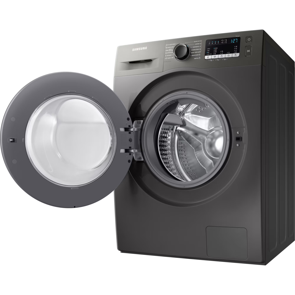 Masina de spalat rufe cu uscator Samsung WD80T4046CX/LE, Spalare 8 kg, Uscare 5 kg, 1400 RPM, Clasa C, Eco Bubble, Bubble Soak, Steam, Airwash, Motor Digital Inverter, Inox [4]