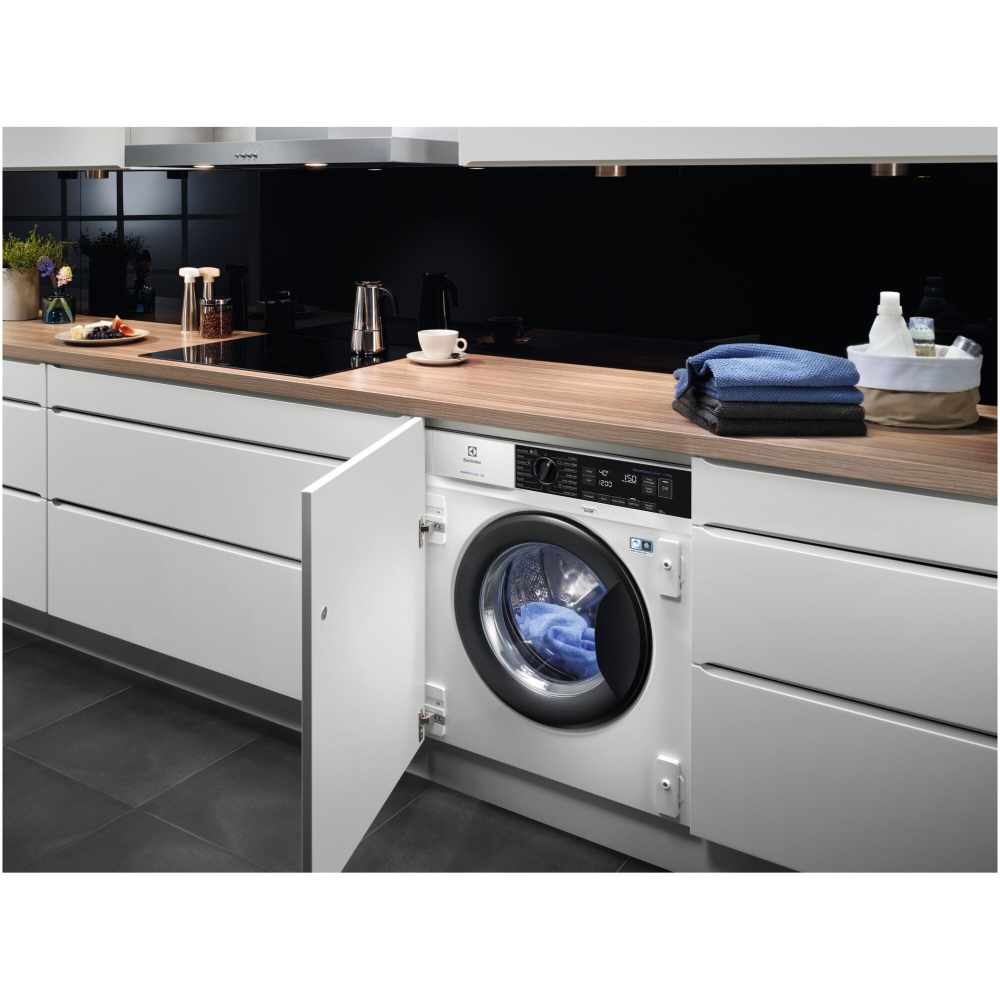 Masina de spalat rufe incorporabila Electrolux EW7N7F348SI, 8 kg, 1400 RPM, Clasa B, Motor Inverter, SensiCare, SteamCare, Alb [3]