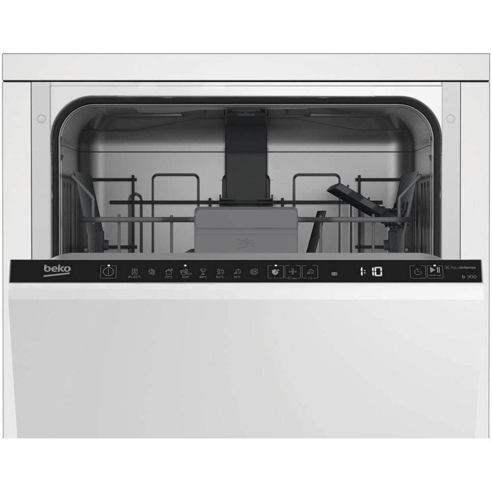 Masina de spalat vase incorporabila Beko BDIS38020Q, 10 seturi, 8 programe, Clasa E, AquaIntense, Motor ProSmart Inverter, All in 1, Hygiene Intense, Mini 30, 45 cm [2]