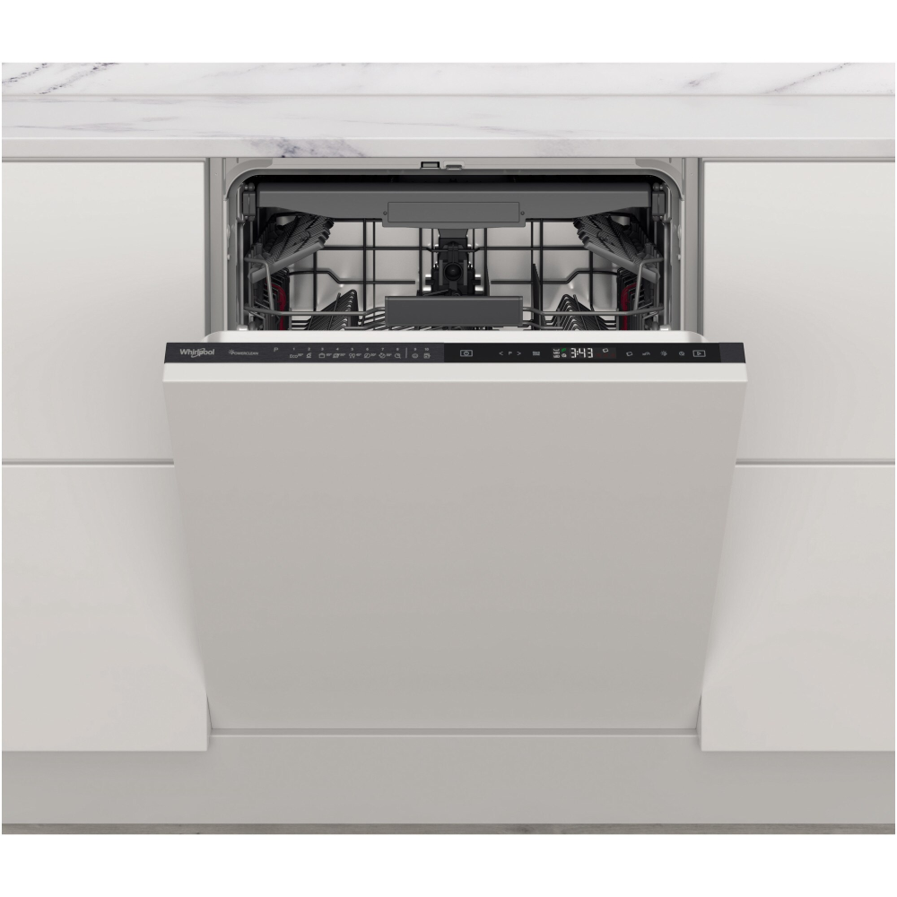 Masina de spalat vase incorporabila Whirlpool WIP 4T233 PFEG B, 14 seturi, 10 programe, Clasa D, PowerClean Pro, Tehnologia al 6-lea Simt, Motor Inverter, Sistem Natural Dry, 60 cm [2]