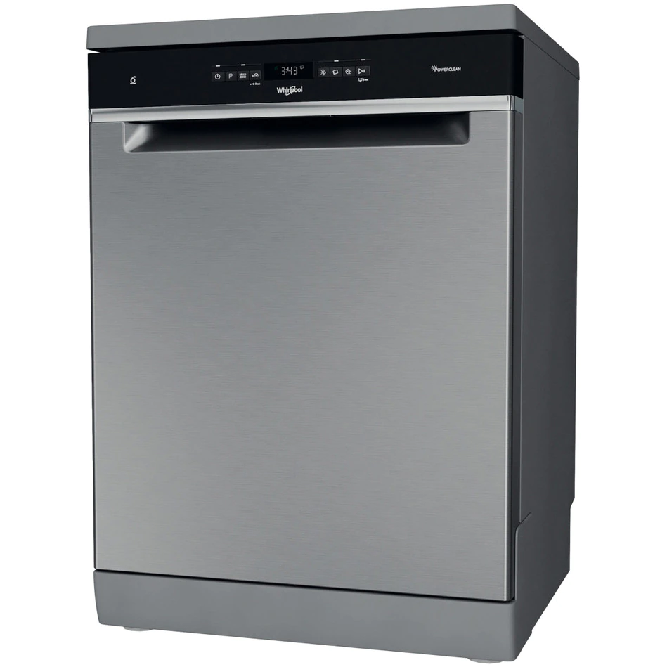 Masina de spalat vase Whirlpool WFO3O32NPX, 14 seturi, 10 programe, Clasa D, Motor Inverter, PowerClean Pro, Tehnologia al 6-lea Simt, Sistem Natural Dry, 60 cm, Inox [2]