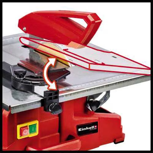 Masina de taiat gresie si faianta Einhell TC-TC 800, 800 W, 2950 RPM, -45° - 45° unghi taiere, 180 mm x 25.4 mm disc [2]