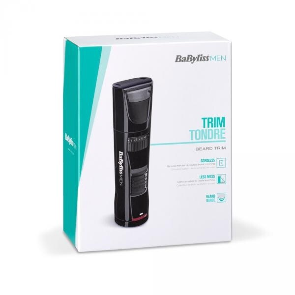 Masina de tuns barba BaByliss T811E, 20 mm, 39 setari de taiere, autonomie 60 min, negru [4]