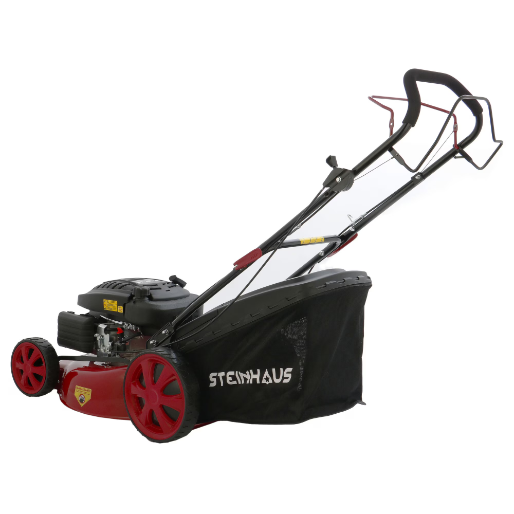 Masina de tuns gazon/iarba pe benzina, autopropulsata, Steinhaus PRO-GLM503, 173cc, 4.8CP, latime taiere 51 cm, 10 trepte de taiere, inaltime taiere 25-75 mm, sac colector 60 L, taiere/colectare/mulci [3]