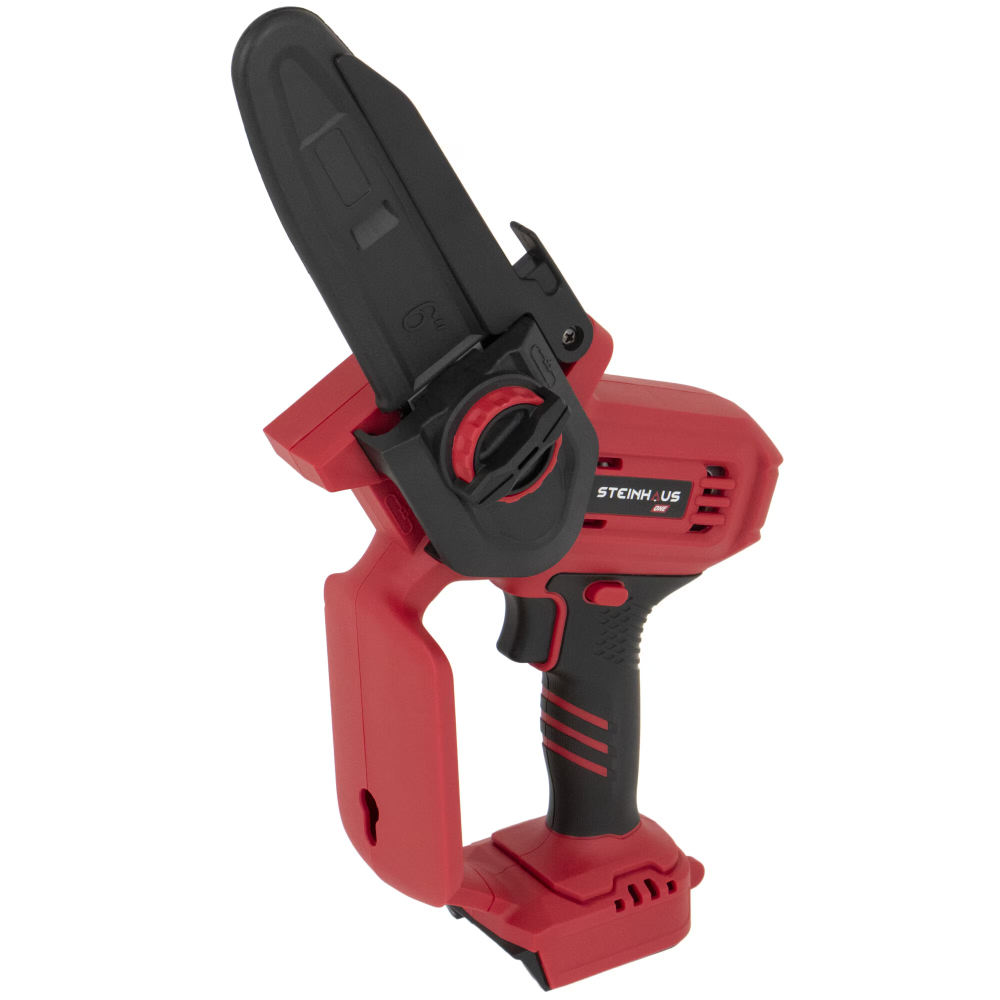 Mini fierastrau electric (mini drujba) cu lant pe acumulator, Steinhaus ONE 18V, PRO-ONE-PS, lungime lama 15cm, pas lant 1/4, viteza lant 6.5 m/s, fara acumulator/incarcator, valiza transport si 2 lan [3]