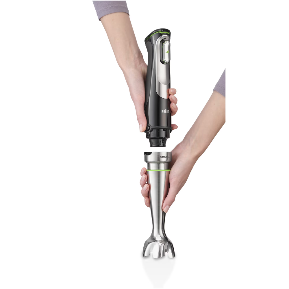 Mixer vertical Braun MQ9187XLI, 1200 W, viteza variabila SmartSpeed, Procesor alimente 2l, Tocator 500 ml, Accesoriu framantare, Accesorii feliere, Tel, Pahar gradat 600 ml, Negru [5]