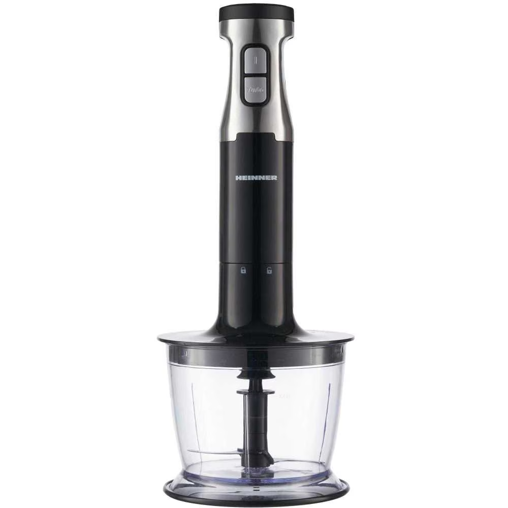 Mixer vertical Heinner HB-1000XBK, 1000 W, Viteza variabila, Tocator, Tel, Cana de mixat, Negru/Inox [3]
