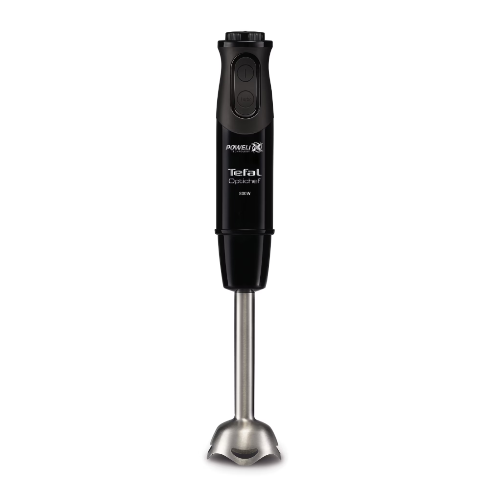 Mixer vertical Tefal OptiChef 2 in 1 HB641838, 800 W, 10 viteze, tocator 500 ml, pahar gradat 800ml, picior din inox, tehnologie Powelix, negru [4]