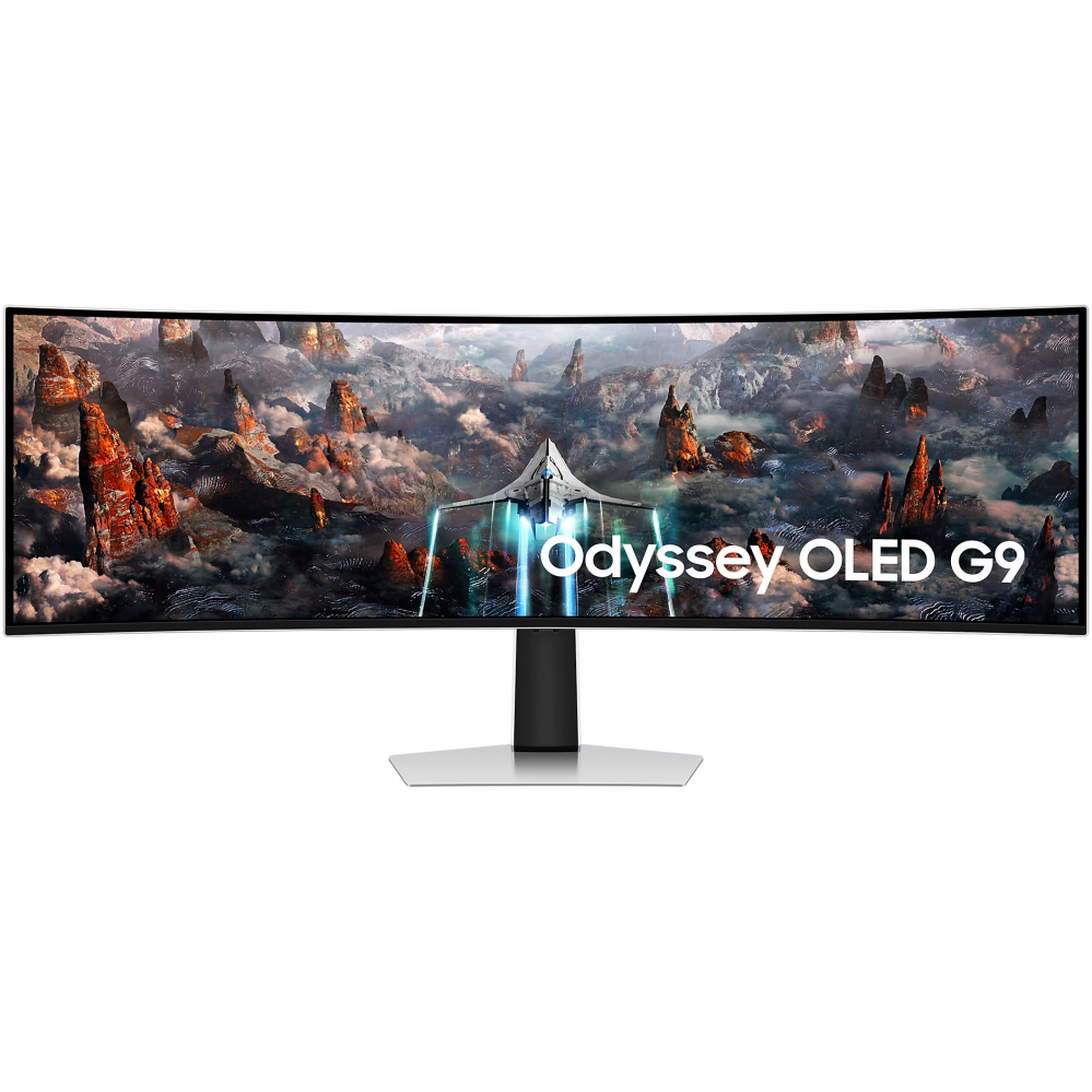Monitor Gaming Curbat OLED Samsung Odyssey G9 49", DualQHD (5120 x 1440), 240Hz, 0.03ms, AMD FreeSync™ Premium Pro, NVIDIA G-Sync™ (RESIGILAT - Cu DEFECT IN PARTEA DREAPTA JOS) [1]