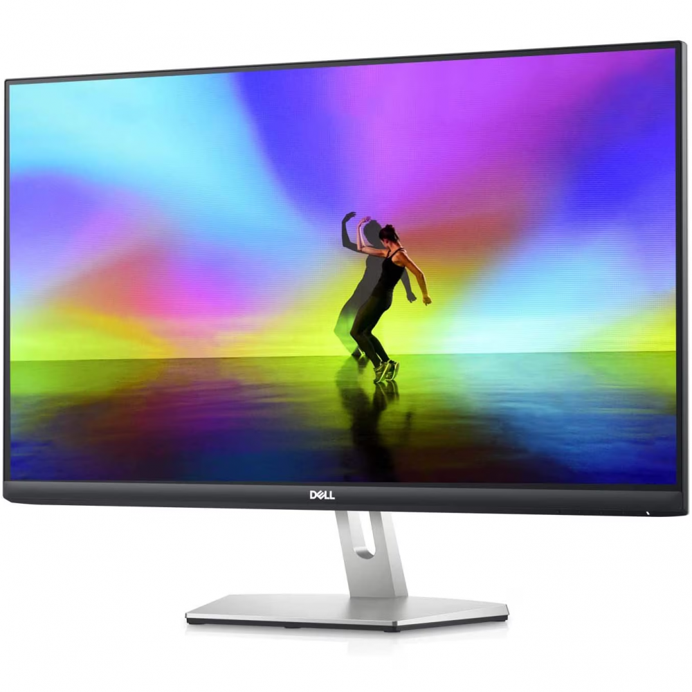 Monitor LED IPS Dell 23.8", Full HD (1920x1080), 75Hz, 4ms, AMD FreeSync™, FlickerFree, 2x HDMI, Jack, VESA, negru [2]