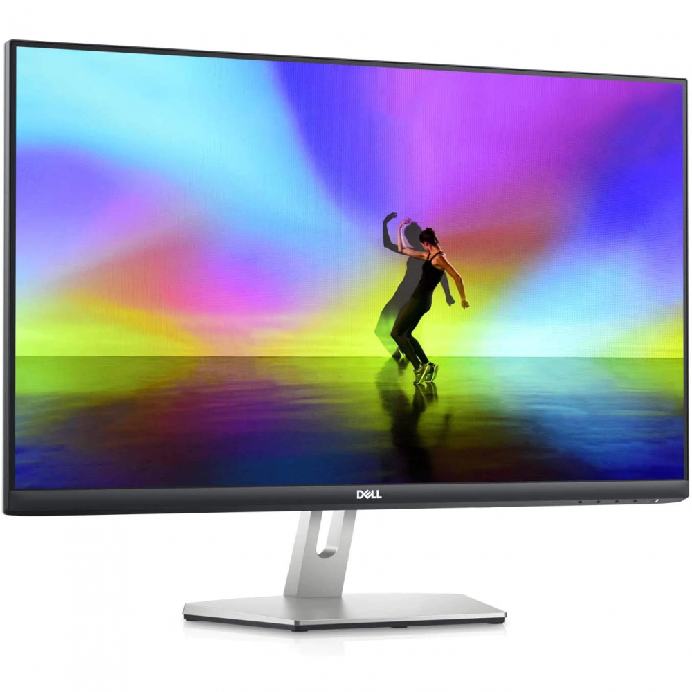 Monitor LED IPS Dell 23.8", Full HD (1920x1080), 75Hz, 4ms, AMD FreeSync™, FlickerFree, 2x HDMI, Jack, VESA, negru [3]
