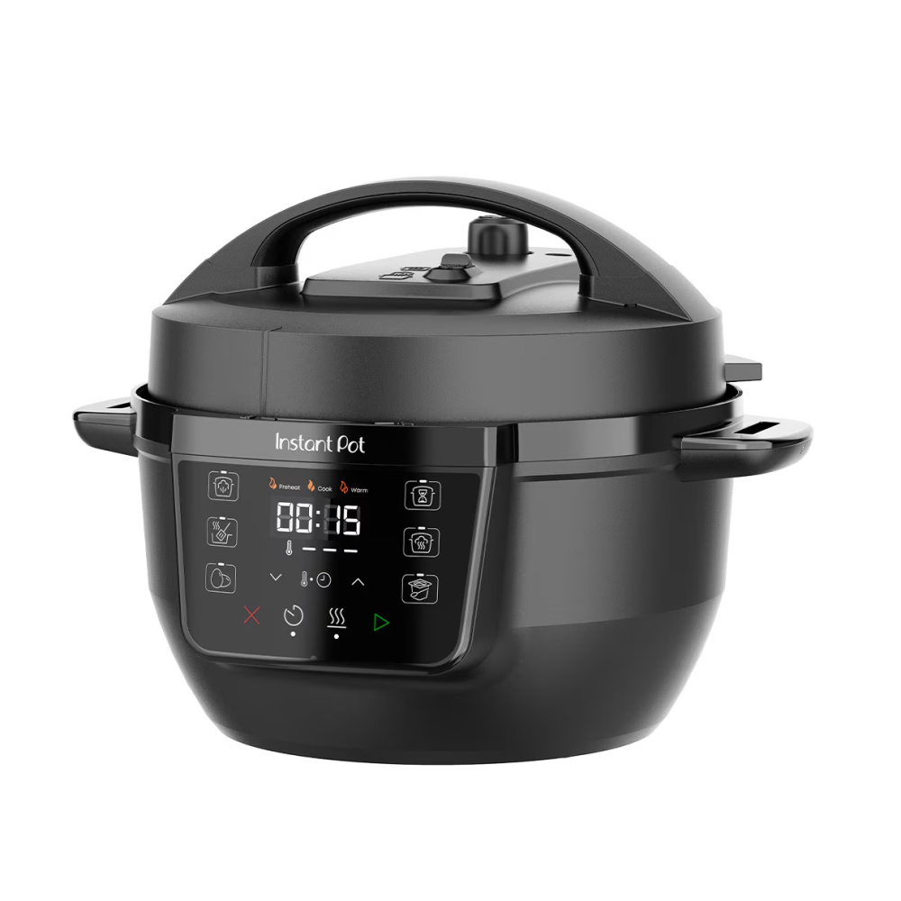 Multicooker cu gatire sub presiune Instant Pot Mini 140-8000-01-EU, 7 functii, 3.8L, vas interior din otel inoxidabil, suport pentru aburi, negru [2]