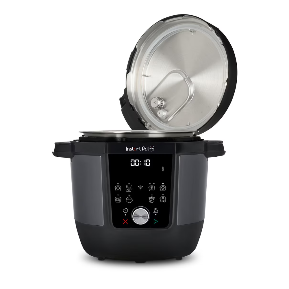 Multicooker cu gatire sub presiune Instant Pot Plus Wi-FI cu aplicatie Instant Connect™ 112-2001-01-EU, 5.7L, 9 functii de gatire, vas interior din otel inoxidabil cu mânere EasyGrip, negru [3]