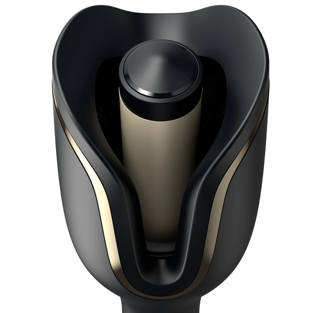 Ondulator automat Philips StyleCare Prestige BHB876/00, Invelis ceramic protector cu infuzie de cheratina, selector de temperatura: 210°C, 190°C, si 170°C, Sistem de ondulare inteligenta, Negru [4]