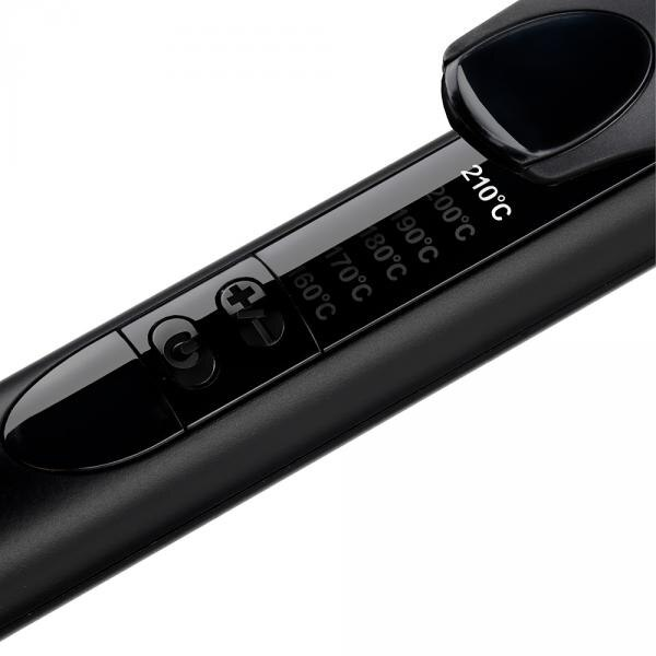 Ondulator BaByliss C450E, Defined Curls 19mm, 210 grade, Invelis Quartz-Ceramic, 6 trepte de temperatura, LED, Roz/Negru [3]
