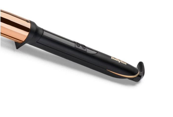 Ondulator BaByliss C458E, Conic 19-32mm , 210 grade, Invelis Quartz-Ceramic, 6 trepte de temperatura, LED, Roz/Negru [2]