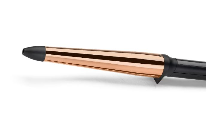 Ondulator BaByliss C458E, Conic 19-32mm , 210 grade, Invelis Quartz-Ceramic, 6 trepte de temperatura, LED, Roz/Negru [3]