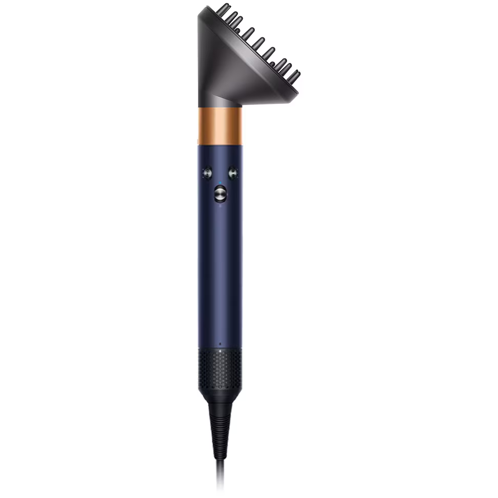 Ondulator Multistyler Dyson HS05 Airwrap Complete Long Volumise 581143-01, 3 trepte de viteza, 3 trepte de temperatura, Albastru de Prusia/Cupru [2]