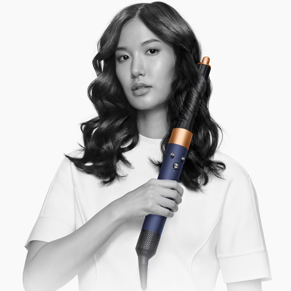 Ondulator Multistyler Dyson HS05 Airwrap Complete Long Volumise 581143-01, 3 trepte de viteza, 3 trepte de temperatura, Albastru de Prusia/Cupru [7]