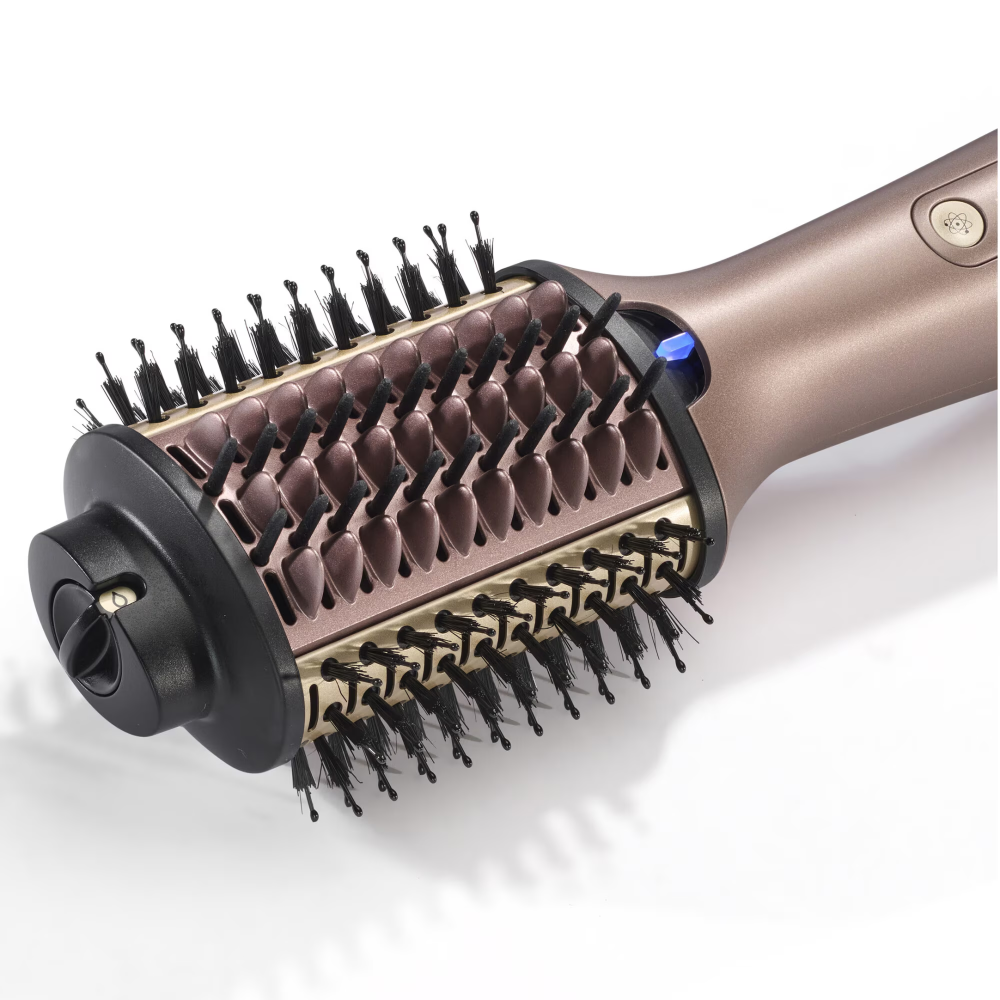 Perie cu aer cald BaByliss Air Power Volume AS95E 1000W, 3 trepte de temperatura, 2 trepte de viteza, roz [2]