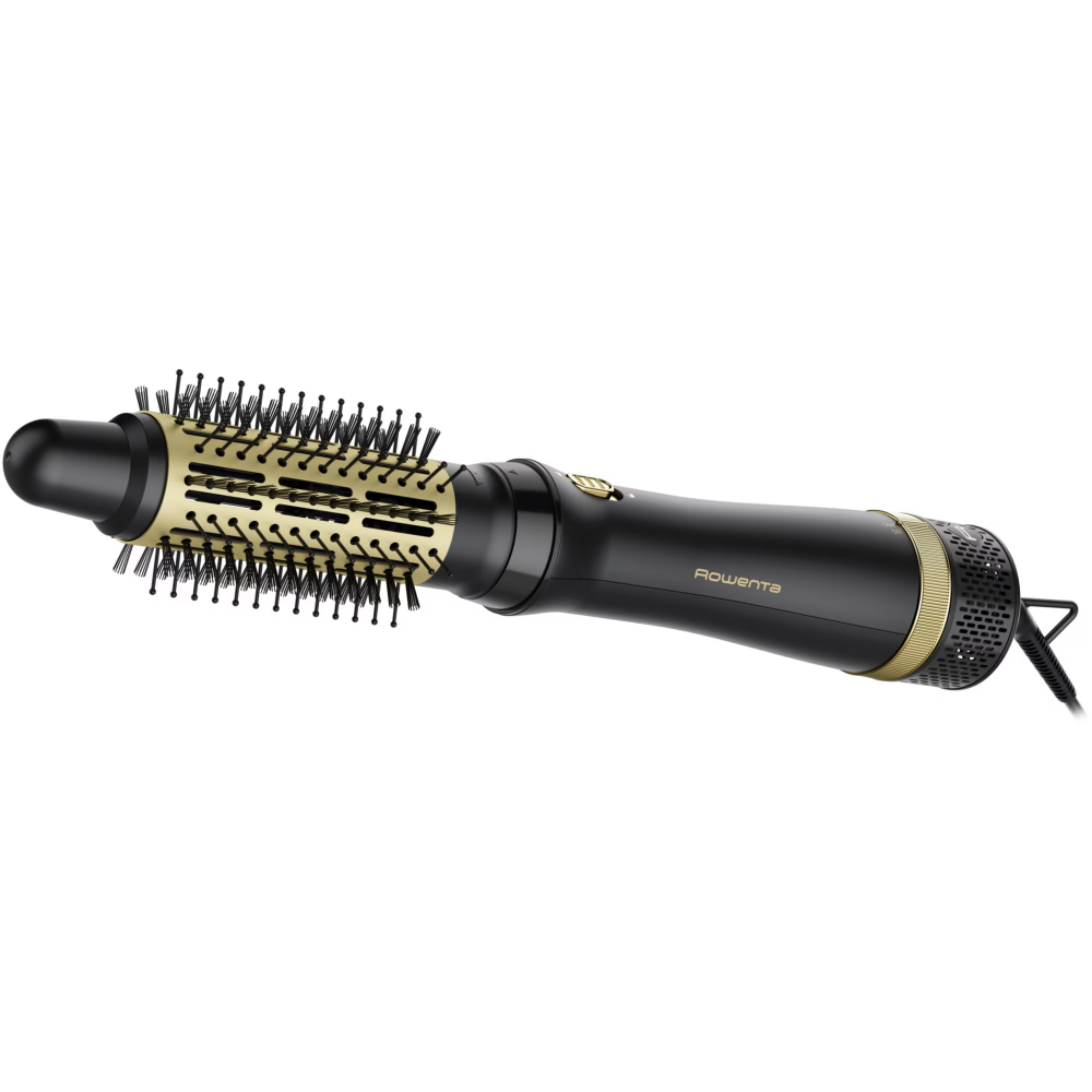 Perie cu aer cald Rowenta Express Style CF6330F0, 3 trepte de viteza, varf rece, functie Respect, negru & auriu [2]