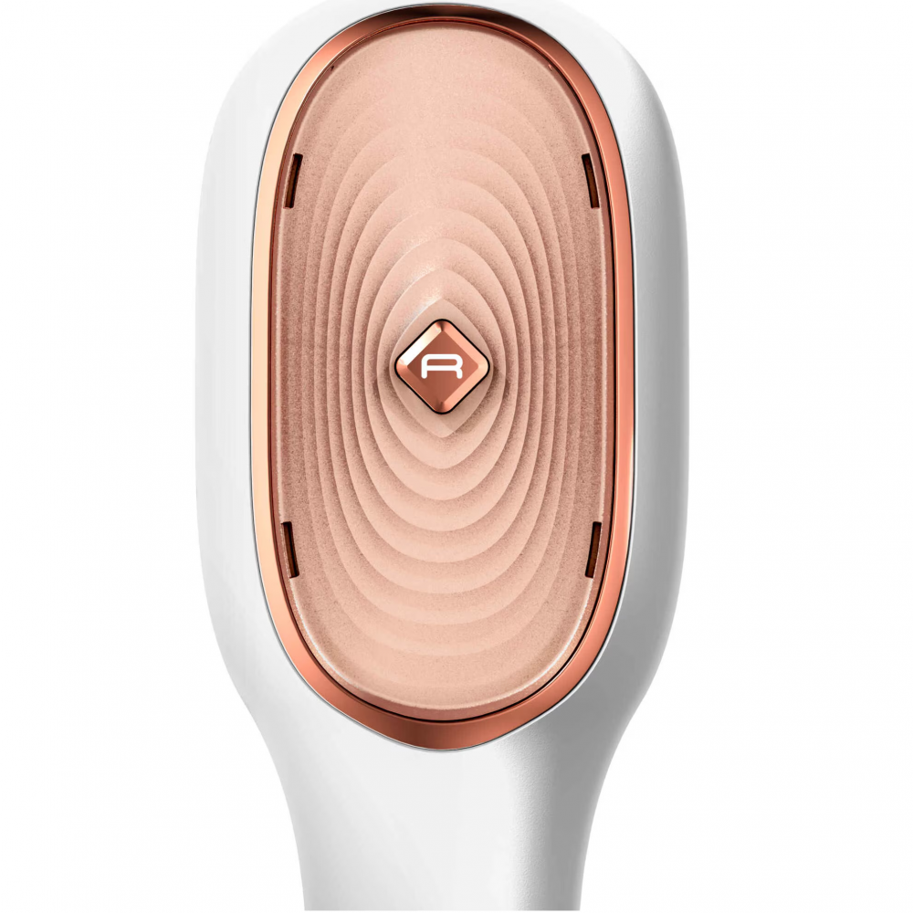 Perie reparatoare cu abur Rowenta Hair Therapist™ CF9920F0, 165 W, timp incalzire 60 secunde, tehnologie Thermal Care, peri naturali, invelis Keratin, oprire automata, afisaj LED, alb [4]
