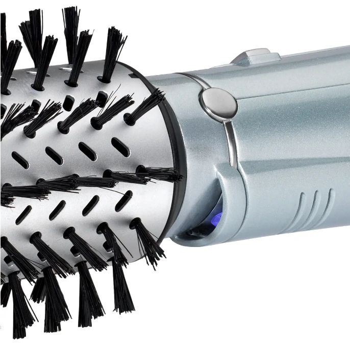 Perie rotativa BaByliss Hydro Fusion Big Hair AS773E, 700W, Tehnologie Ionica cu Plasma, 2 viteze, 2 trepte de temparatura, Bleu [4]